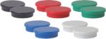 Viking Whiteboard-Magnete Farbig sortiert 2 kg Tragfähigkeit 30 mm 10 Stück