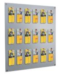 Kerkmann Focus DL Wandprospekthalter Wandmontiert Silber 6203 75 x 6,5 x 100 cm