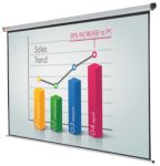 Thumbnail - Nobo Projektionsleinwand 1902392W Wandmontage Format 16:10 175 x 109 cm