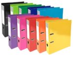 Exacompta Iderama Breit Ordner DIN A4 70 mm Farbig sortiert 2 Ringe 53629E Pappkarton, PP (Polypropylen) Hochformat 10 S...