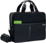 Leitz Laptoptasche Smart Traveller 13 " Polyester, Metall, Echtleder Schwarz 37 x 7,5 x 27 cm