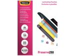 Thumbnail - Fellowes Laminierfolien DIN A4 Hochglanz 250 Mikron (2 x 250) Transparent 100 Stück