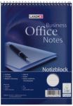Thumbnail - LANDRÉ Office Notizblock DIN A5 Liniert Spiralbindung Karton Blau Perforiert 80 Seiten