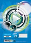 Thumbnail - LANDRÉ Ringbuch Einlagen Geleimt DIN A4 Liniert Laminierte Pappe Weiß Perforiert 200 Seiten 100 Blatt