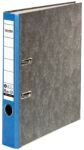 Falken Schmal Ordner DIN A4 50 mm Blau 2 Ringe S50 Pappkarton Wolkenmarmor
