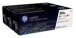 Hp 305A Original Toner Cartridge Cf370am Cyan, Magenta, Yellow Multipack Pack Of 3