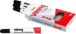 Viking WBM2.5 Whiteboard-Marker Schwarz Mittel Rundspitze 1 - 2,5 mm
