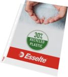 Esselte Prospekthülle DIN A4 Genarbt Transparent 70 Mikron PP (Polypropylen) Öffnung oben 11 Löcher 237520T 100 Stück