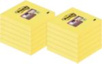 Post-it Super Sticky Notes Haftnotizen 76 x 76 mm gelb 90 Blatt Vorteilspack 12 Blöcke + 12 Blöcke GRATIS