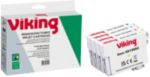 Viking T1295 Kompatibel Epson Tintenpatrone C13T12954012 Schwarz, Cyan, Magenta, Gelb Multipack 4 Stück