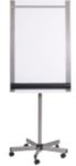 Bi-Office Mobile Easel Steel Grey