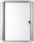 Thumbnail - Bi-Office Mastervision Outdoor Abschließbarer Schaukasten Magnetisch 8 x A4 97,8 (B) x 67,3 (H) cm Weiß