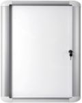 Bi-Office Mastervision Outdoor Abschließbarer Schaukasten Magnetisch 12 x A4 99,5 (B) x 103,6 (H) cm Weiß
