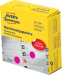 AVERY Zweckform Markierungspunkte 3854 Selbsthaftend Magenta 250 Stück