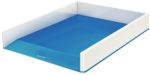 Thumbnail - Leitz WOW Briefablage Duo Colour DIN A4 Weiß, Blau 26,7 x 33,6 x 4,9 cm