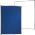 Franken Whiteboard Magnetisch Wandmontage 150 (B) x 120 (H) cm Aluminium Blau, Weiß