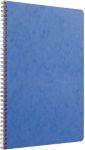 Clairefontaine Notizbuch DIN A4 Kariert Spiralbindung Pressspan Blau 100 Seiten 50 Blatt