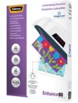 Fellowes ImageLast Enhance Laminierfolien DIN A3 Glänzend 80 Mikron (2 x 80) Transparent 100 Stück