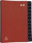 Exacompta Pultordner 57225E DIN A4 Rot Hartpappe A-Z