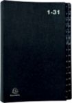 Thumbnail - Exacompta Pultordner 57032E DIN A4 1-31 Schwarz Hartpappe