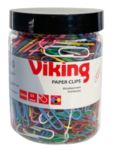 Viking Büroklammern rund 33mm Sortiert 500 Stück