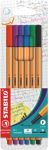 STABILO Fineliner point 88 0.4 mm Farbig sortiert 6 Stück