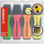 STABILO Textmarker BOSS EXECUTIVE 2 mm Farbig sortiert 4 Stück