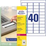 AVERY Zweckform Warnhinweis-Etiketten L6145-20 Weiss A4 45.7 x 25.4 mm 20 Blatt à 40 Etiketten
