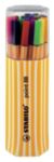 STABILO Fineliner Point 88 + Point 68 0.4 mm Farbig sortiert 20 Stück