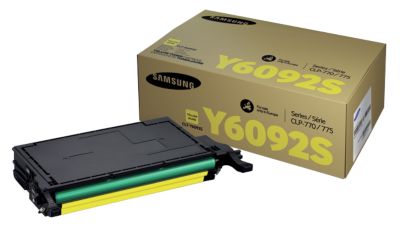 Toner CLT-Y6092S D'origine Samsung Jaune Jaune
