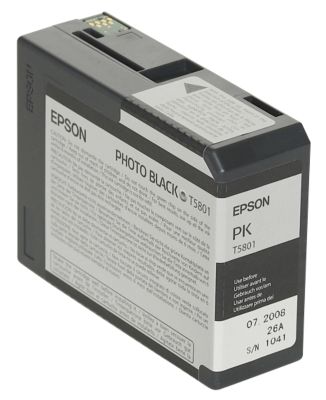 Thumbnail - Epson T5801 Original Tintenpatrone C13T580100 Fotoschwarz