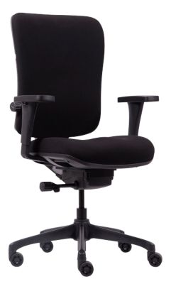 Siège de bureau Realspace Venice Tissu Noir