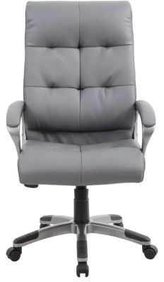 Fauteuil de direction Realspace Maine Cuir reconstitué Gris