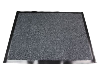 Floortex Fußmatte für innen Value Grau Rechteckig PP (Polypropylen), PVC (Polyvinylchlorid)