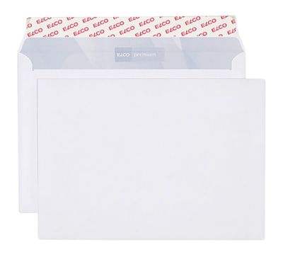 Thumbnail - Elco Premium C5 Abziehstreifen Briefumschläge Weiß 229 (B) x 162 (H) mm Ohne Fenster 80 g/m² 500 Stück