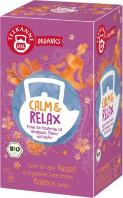 Thumbnail - TEEKANNE Organics Calm & Relax Bio Koffeinfrei Tee Apfel, Kamille, Orange, Pfefferminze, Rooibos, Zimt 20 Stück à 1.8 g