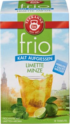 Thé Menthe, citron vert TEEKANNE 18 Unités de 2.5 g