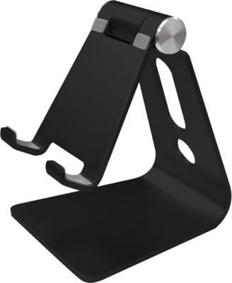Support pour smartphone helit The Lite Stand Aluminium Noir 7,4 x 8,3 x 10 cm