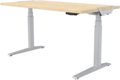 Fellowes Levado Elektrisch Höhenverstellbar Sitz-Stehschreibtisch Rechteckig Ahorn T-Fuß 1.829 (B) x 698 (T) x 1.257 (H)...