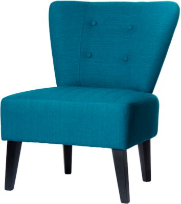 Thumbnail - meet powered by PAPERFLOW Besucherstuhl Stoff Ohne Armlehnen Blau Brighton