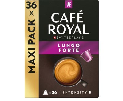 Café Lungo Forte CAFÉ ROYAL 36 Unités