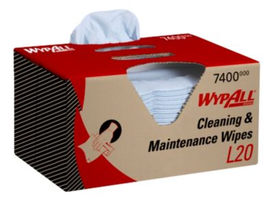 Chiffons WYPALL L20 2 épaisseurs Bleu 280 Feuilles