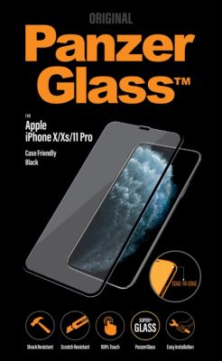 Protection d’écran PanzerGlass 2664 iPhone X/XS, iPhone 5.8" 2019 Noir
