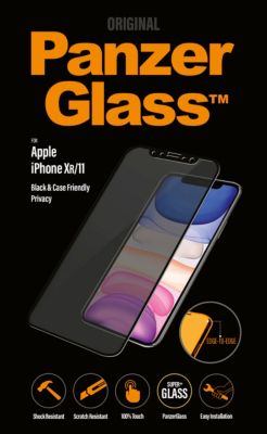 Protection pour écran PanzerGlass P2665 Apple iPhone XR Noir