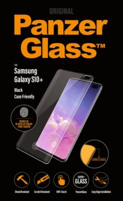 Protection pour écran PanzerGlass 7186 Samsung Galaxy S10 + Smartphone Noir, Neutre