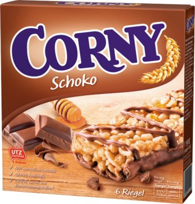 Barres granola Corny Chocolat 6 Unités de 25 g