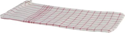 Torchon BETRA Coton Blanc, Rouge 6 Unités