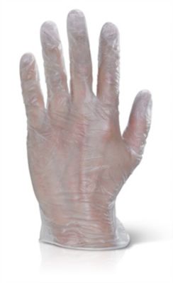 CLICK MEDICAL Einweghandschuhe Vinyl Ungepudert Extra Large (XL) Transparent 100 Stück
