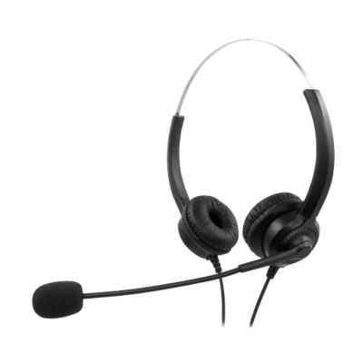 Casque filaire MediaRange MROS304 Noir