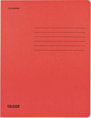 Falken Klappenordner 448003E DIN A4 24 x 32 cm Manila Rot